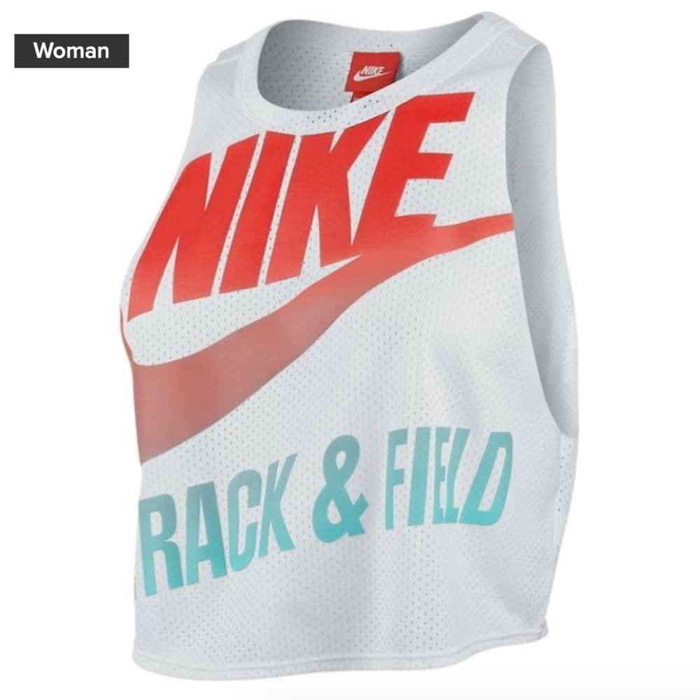 Nike Track & Field Crop Tank Top, M
